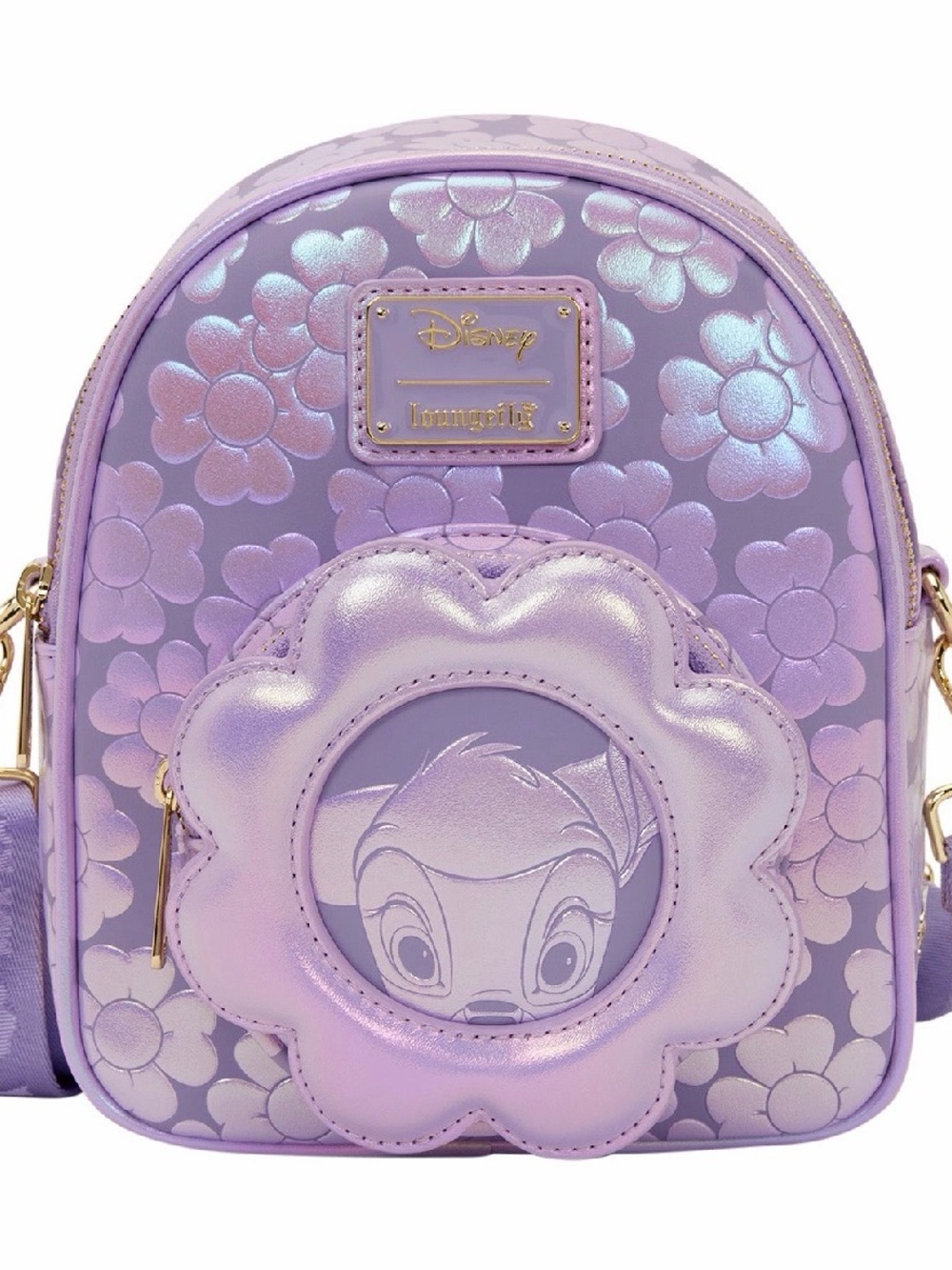 Loungefly Disney Bambi Micro Convertible Mini Backpack & Crossbody Bag